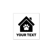 Benutzerdefiniertes Bild und Text Gummistempel (Prägung)