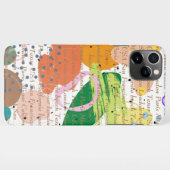 Benutzerdefiniertes Bild und Text modern abstrakt  iPhone Hülle (Rückseite (Horizontal))