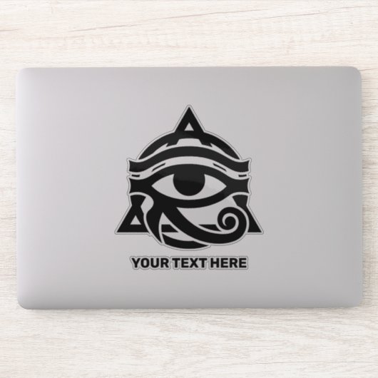 Benutzerdefiniertes Bild von Text und Farbe des Ho Aufkleber (Computer)