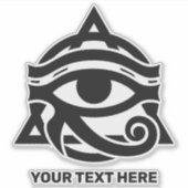 Benutzerdefiniertes Bild von Text und Farbe des Ho Aufkleber (Vorderseite)