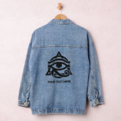 Benutzerdefiniertes Bild von Text und Farbe des Ho Jeansjacke (Hangar)