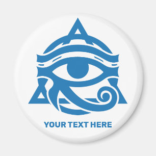 Benutzerdefiniertes Bild von Text und Farbe des Ho Magnet