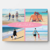 Benutzerdefiniertes BildCollage Text Plaque - Lieb Fotoplatte (Vorderseite)