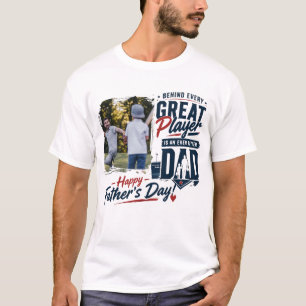 Benutzerdefiniertes Bilddesign, Great Player Dad t T-Shirt