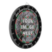 Benutzerdefiniertes Bildfeld mit Text Dartscheibe (Vorderseite Links)