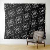 Benutzerdefiniertes Bildlogo oder Design-Wand-Bran Wandteppich (Beispiel (Horizontal))