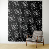 Benutzerdefiniertes Bildlogo oder Design-Wand-Bran Wandteppich (Beispiel)