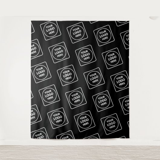 Benutzerdefiniertes Bildlogo oder Design-Wand-Bran Wandteppich (Vorderseite)