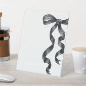 Benutzerdefiniertes Black Bow-Zeichen Sockelschild (In SItu)