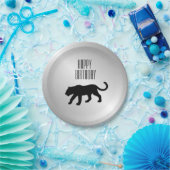 Benutzerdefiniertes Black Panther-Party Pappteller (Party)