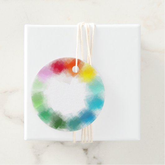 Benutzerdefiniertes Blankenvorlage Elegant Moderne Geschenkanhänger (Beispiel)