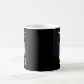 Benutzerdefiniertes Blaues Nummer 62 Personalisier Kaffeetasse (Mittel)
