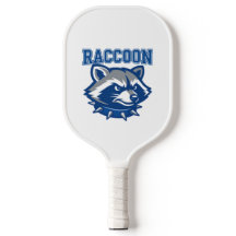Benutzerdefiniertes blaues Waschbär-Pickleball-Pad