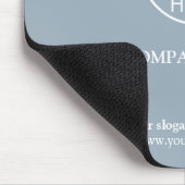 Benutzerdefiniertes blaues Werbeunternehmen Geschä Mousepad (Ecke)