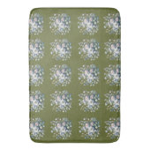 Benutzerdefiniertes Blumendesign  Badematte (Vorderseite Vertikal)
