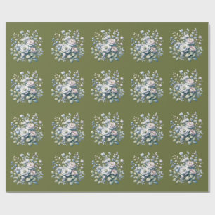 Benutzerdefiniertes Blumendesign Geschenkpapier