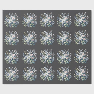Benutzerdefiniertes Blumendesign  Geschenkpapier