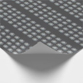 Benutzerdefiniertes Blumendesign Geschenkpapier (Ecke)