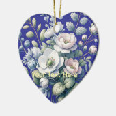Benutzerdefiniertes Blumendesign Keramik Ornament (Links)