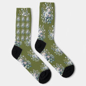 Benutzerdefiniertes Blumendesign Socken (Rechts)