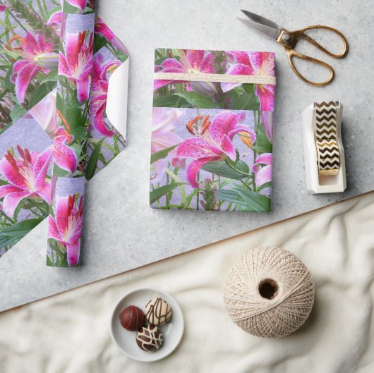 Benutzerdefiniertes Blumenmuster-Geschenk- oder Ba Geschenkpapier (Kunsthandwerk)