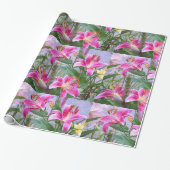 Benutzerdefiniertes Blumenmuster-Geschenk- oder Ba Geschenkpapier (Ungerollt)