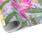 Benutzerdefiniertes Blumenmuster-Geschenk- oder Ba Geschenkpapier (Rolleneckpunkt)