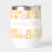 Benutzerdefiniertes Blush Pink Orange Lime Green A (Links)