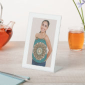 Benutzerdefiniertes Boho-Mandala-Tank-Top-Design f Sockelschild (In SItu)