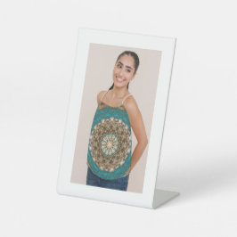 Benutzerdefiniertes Boho-Mandala-Tank-Top-Design f Sockelschild