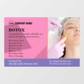 Benutzerdefiniertes Botox-Treatment-Service-Fenste Fensteraufkleber (Blatt)