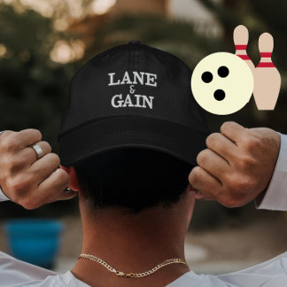 Benutzerdefiniertes Bowling-Lane-Geschenk für Spie Bestickte Baseballkappe
