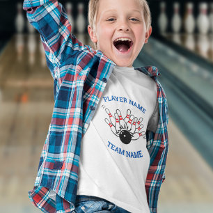 Benutzerdefiniertes Bowling-Mannschaftsshirt für K T-Shirt