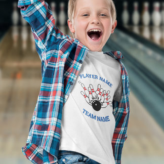 Benutzerdefiniertes Bowling-Mannschaftsshirt für K T-Shirt