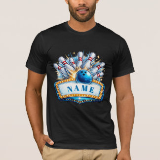 Benutzerdefiniertes Bowling T-Shirt