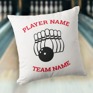 Benutzerdefiniertes Bowling-Team-Logo | Sportbar-H Kissen