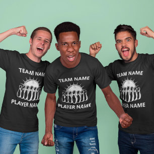Benutzerdefiniertes Bowling-Team T-Shirt