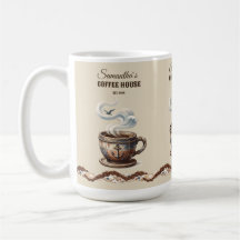 Benutzerdefiniertes Branding für Coastal Cafe