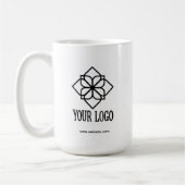 Benutzerdefiniertes Branding Geschäft Logo Kaffeetasse (Links)