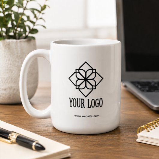 Benutzerdefiniertes Branding Geschäft Logo Kaffeetasse