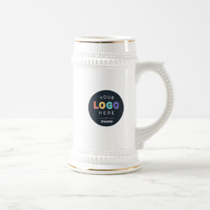 Benutzerdefiniertes Branding-Logo Geschäft Bierglas