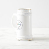 Benutzerdefiniertes Branding-Logo Geschäft Bierglas (Vorderseite Links)