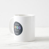 Benutzerdefiniertes Branding-Logo Geschäft Kaffeetasse (Vorderseite Links)
