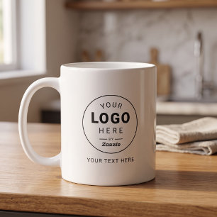 Benutzerdefiniertes Branding-Logo Geschäft Kaffeetasse