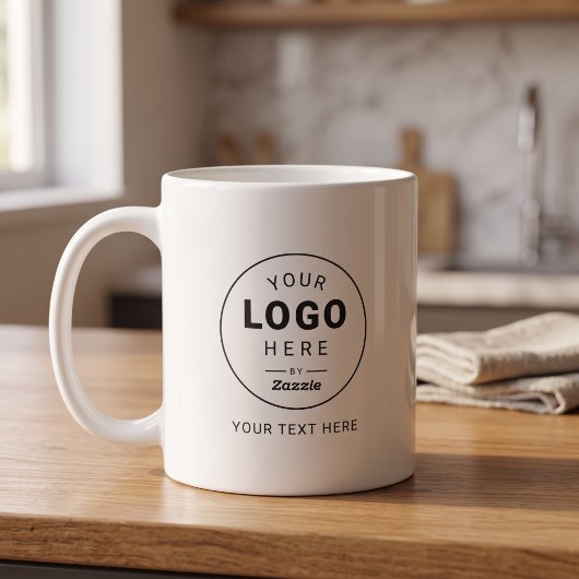 Benutzerdefiniertes Branding-Logo Geschäft Kaffeetasse