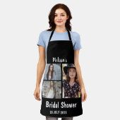 Benutzerdefiniertes Brautparty 3 FotoCollage Schürze (Getragen)