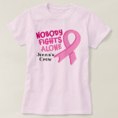 Benutzerdefiniertes Brustkrebs-Bewusstsein, das Ra T-Shirt (Design vorne)