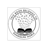 Benutzerdefiniertes Buch aus der Schriftbibliothek Gummistempel (Prägung)