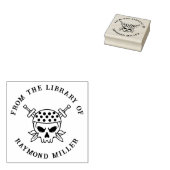Benutzerdefiniertes Buch | Gothic Pirate Skull Gummistempel (Stempel)