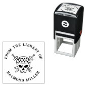 Benutzerdefiniertes Buch | Gothic Pirate Skull Permastempel (Beispiel)